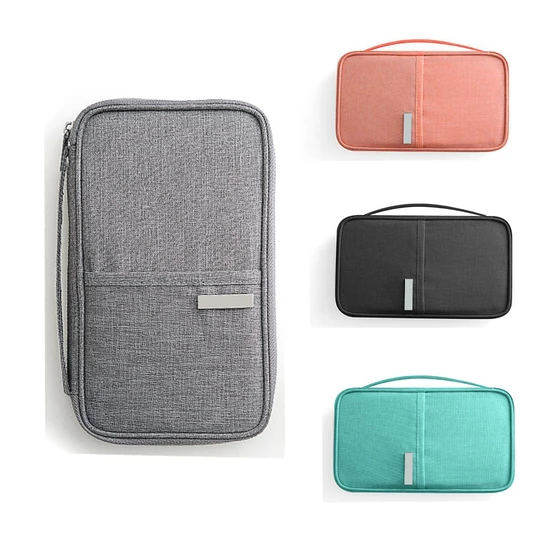 Travel Wallet - Portable Card Case and Passport Bag with Card Holder