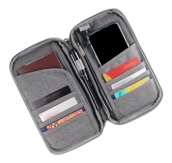 Travel Passport Document Organizer Bag