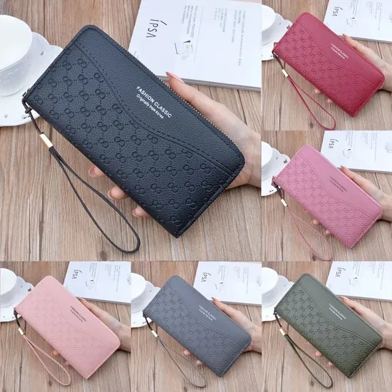 Large Capacity Wallet Clutch Coin Purse Cards Keys Money Bags Girls Handbag