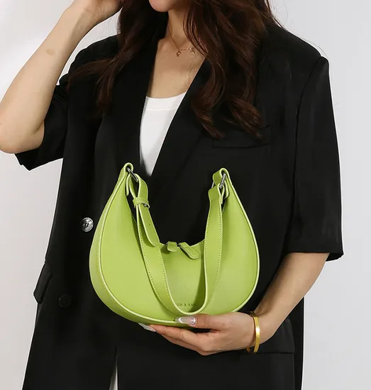 High Quality Chain PU Leather Shoulder Bag Portable New Simple Underarm Bag Fashion Design Luxury Hand Bag for Women