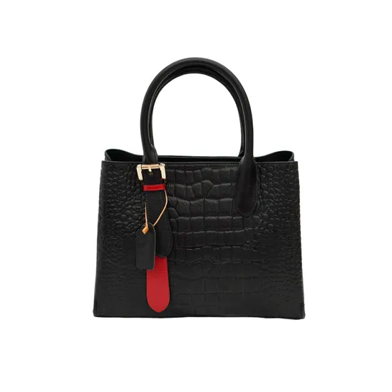 Top Quality Leather Medium Size Business Lady Crossbody Shoulder Tote Bag