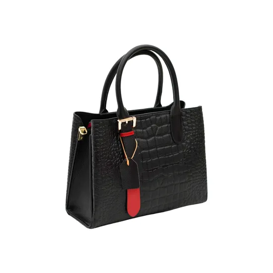 Luxury Business Medium Size Crossbody Shoulder Design Leather Lady Tote Handbag