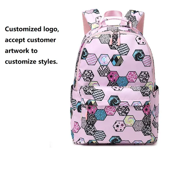 2024 Newest Design Student Backpack Outdoor Printed Waterproof Backpack