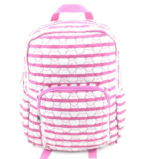 Fashion Quilted Girls Laptop Backpack Casual Travel Lady Girl Computer Bags