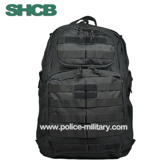(CB104001) Army Bag Black Backpack Molle System Outdoor Travel Military Tactical Backpack
