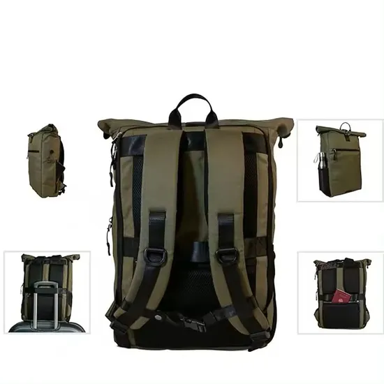 Day Hike Roll Top Daypacks Backpack Laptop Functional Utility Backpack Outdoor Travel Sport Laptop Backpack