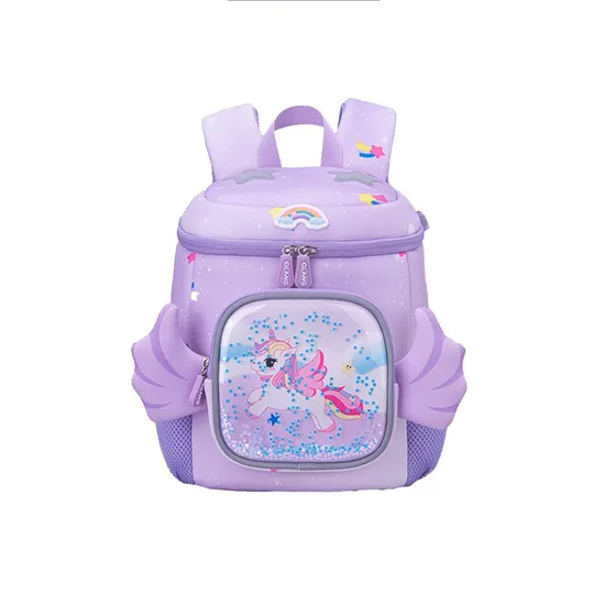 Factory Wholesale Unicorn Girls School Bags Waterproof Breathable Children Backpack