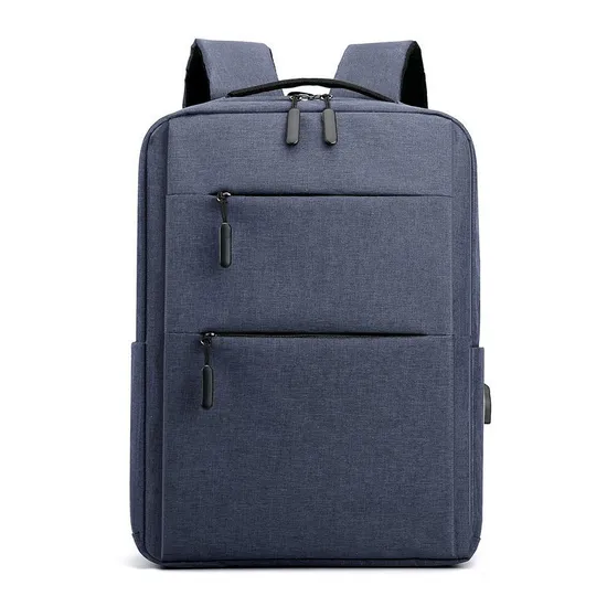 Customized Large Capacity School Bag Waterproof Business Laptop Backpack with USB Charging Port