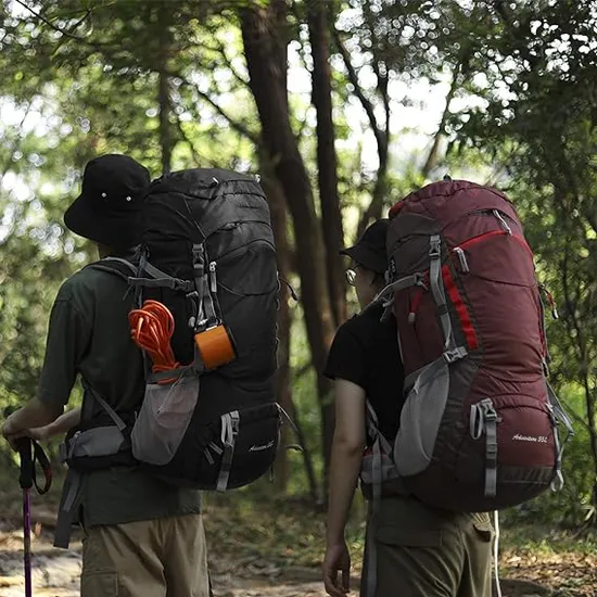 55L Hiking Internal Frame Backpack Backpacking for Men