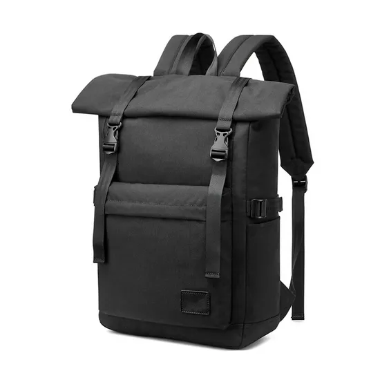 Roll Top Backpacks Laptop Pocket Backpack Large Capacity Hiking Daypack Rucksack for Teens and College School