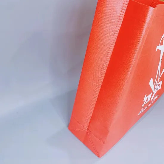 Portable Shopping Bags Reusable Eco Friendly Non - woven Bags Custom Logo Fabric Non woven Shopping Bag