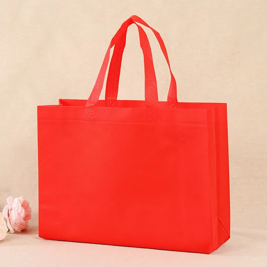 Large Capacity Customized High Quality Non-Woven Thickened Material Reinforced Handle Handbag