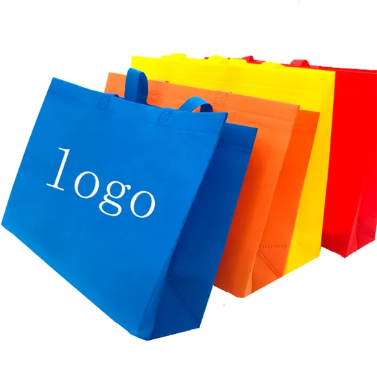 Reusable Polypropylene Packaging Laminated Eco Carry Non Woven Bag Shopping Tote RPET Bag PP Woven Bag with Custom Logo