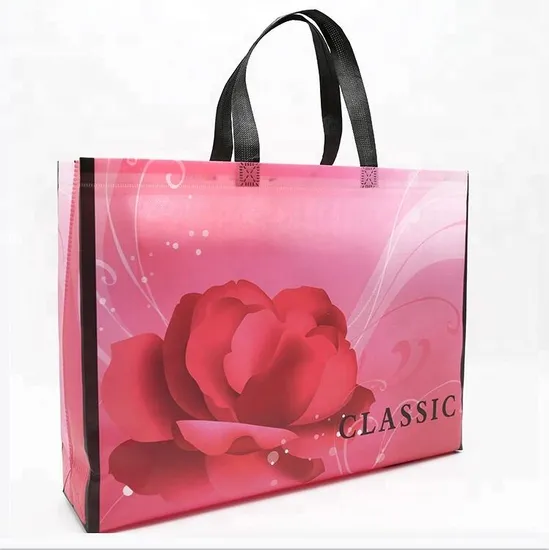 2019 Wholesale Hot Sale Pink Rose Non Woven Bag for Eyewear Packing