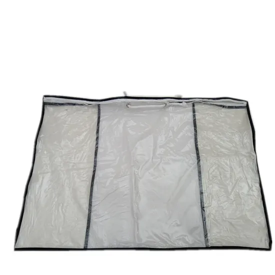 Clear PVC Plastic Bedding Storage Bag PVC Zipper Bag Polybag