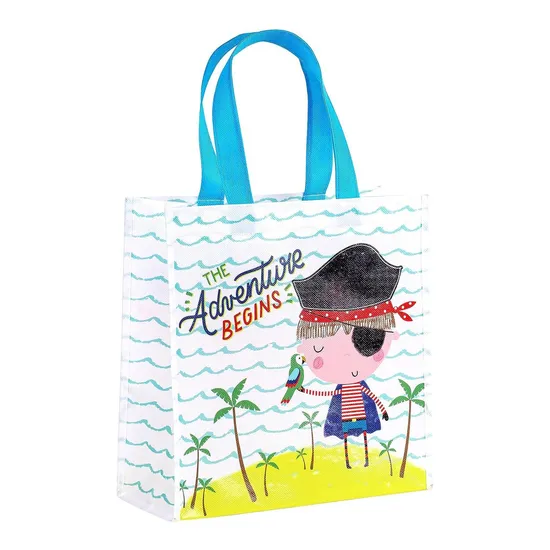 Recyclable Medium Size Shopping Gift Bags with Non-Woven Material