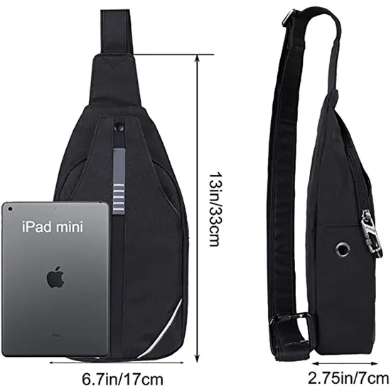 High Quality Wholesale Anti Theft Corssbody Shoulder Bag Traveling Fashion Custom Sling Bag