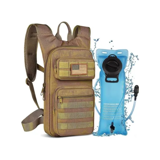 Hydration Backpack with 3L TPU Water Bladder Tactical Molle Water Backpack