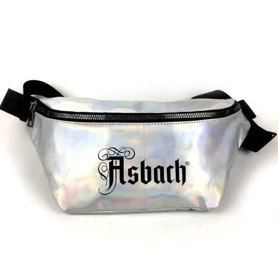 PU Sport Zipper Crossbody Chest Laser Waist Bags Pack