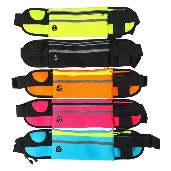 Fashionable Sport Running Fanny Pack Outdoor Multi Function Waterproof Waist Bag Men Woman Waist Belt Bag