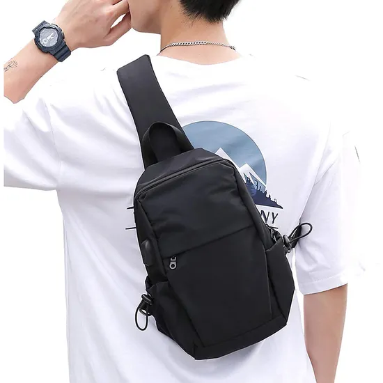 Custom Lightweight Hiking Walking Biking Travel Crossbody Cycling Sling Bag