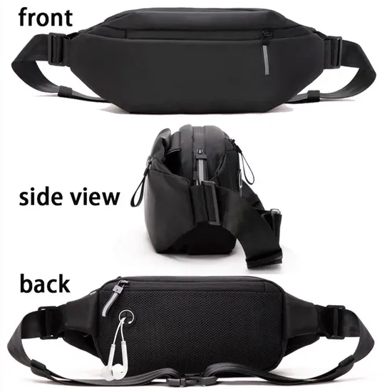 Custom Fanny Pack Waterproof Waist Packs with Adjustable Belt Casual Bum Bag