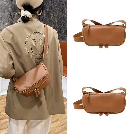 Niche Design Korean Casual Messenger Bag Small Bag Female New Style Trendy Simple Chest Bag Waist Bag