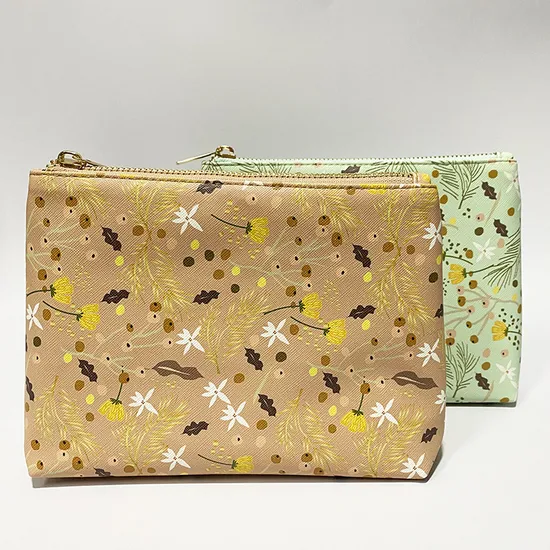 Colorful Cosmetic Zipper Bag with Lovely Pattern