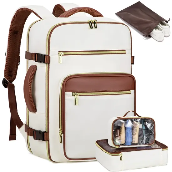 Versatile 17-Inch Laptop 4-in-1 Large-Capacity Business Travel Backpack with Multiple Compartments for Ultimate Organization