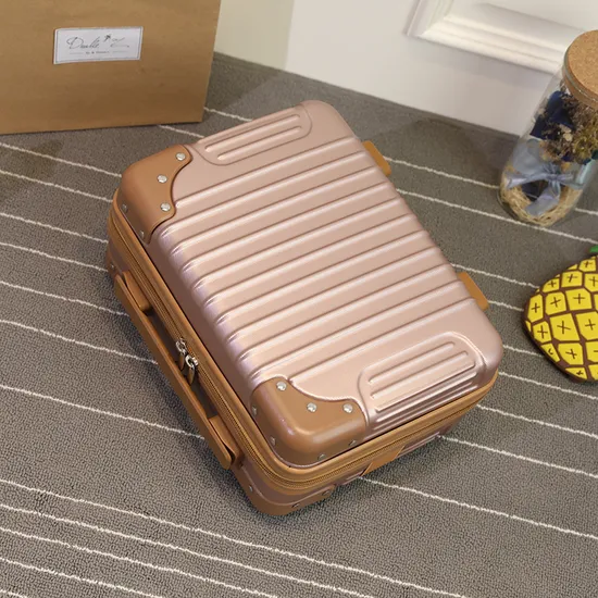 Pink Color Beauty Case Bag with Protect Corner for Hanging on Luggage