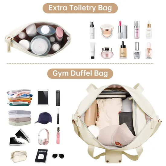 Simple Large Travel Duffel Bag Set Handbag Sport Yoga Shoulder Bags for Women