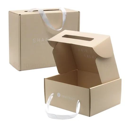 Wholesale Printed Mailer Shipping Carton Paper Corrugated Box Foldable Packing Box