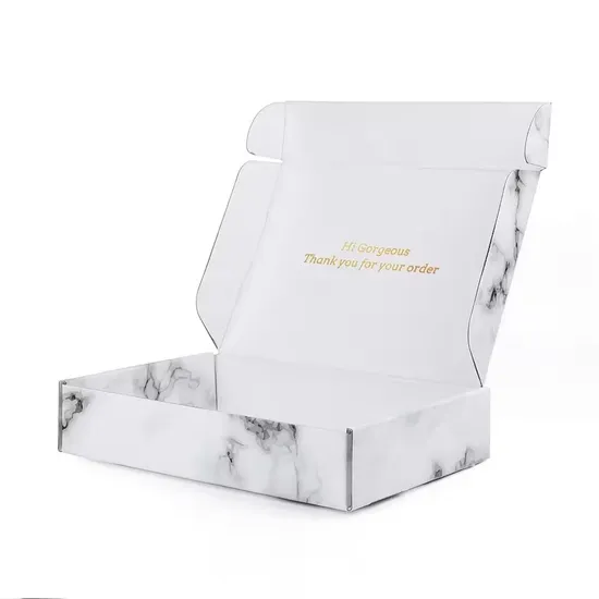Free Samples Custom Printed Design, Postal Airplane Shipping, Folding Corrugated Cardboard Paper Packaging Mailer Box