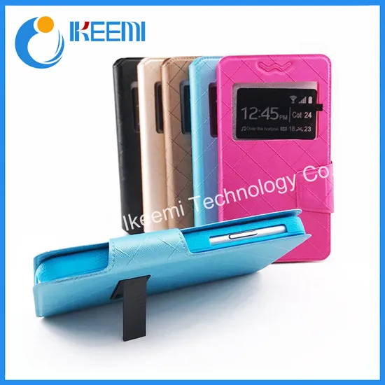Universal Leather Case with Kickstand Universal Flip Cover Cell Phone Case