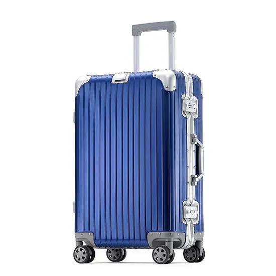 Best Supplier Manufacturer Low Price Travel Bags Aluminum Trolley Suitcase with Handle and Wheels