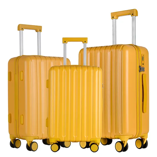 Factory OEM 3 PCS ABS Suitcase Set Travel Hard Luggage Set