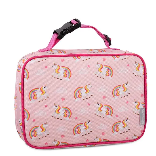 Cartoon School Lunch Bag Unicorn Insulated Food Box Kids Lunch Bag