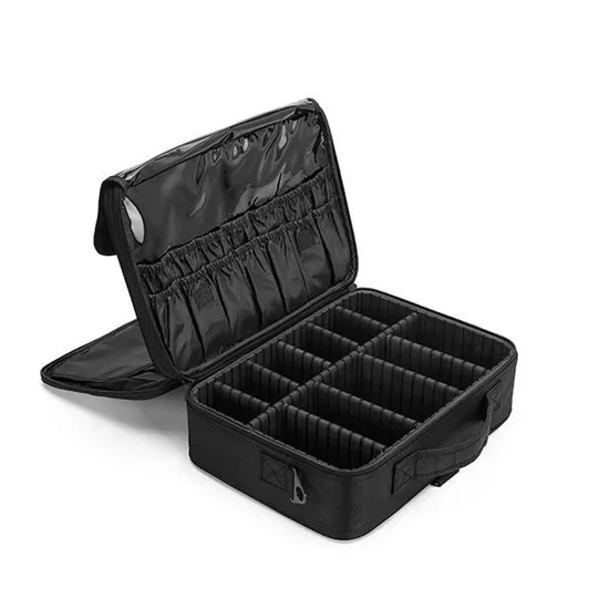 Fuliya Customized Large Capacity Cosmetic Storage Bags Travel Outdoor Professional Makeup Case