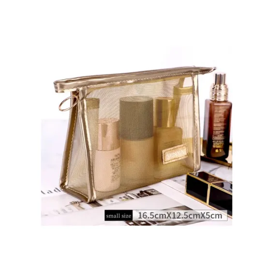 Cheap Price Accept OEM Mesh Cosmetic Bags for Ladies and Girls