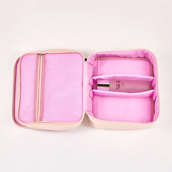 Wholesale Women PU Leather Mini Makeup Case Travel Cosmetic Bag Square Cosmetic Pouch