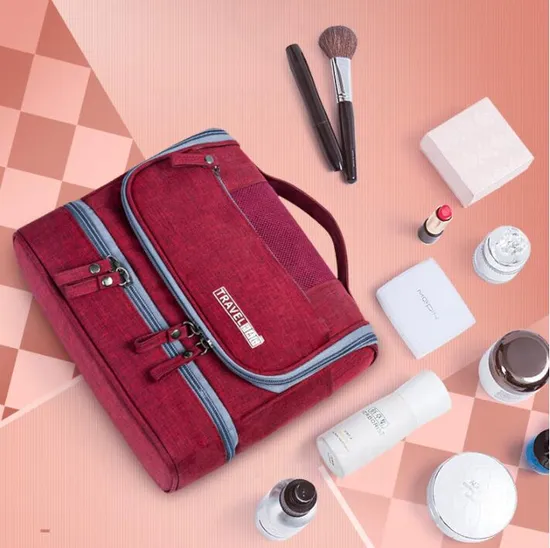 600d Oxford Big Capacity Waterproof Cosmetic Bags for Travel