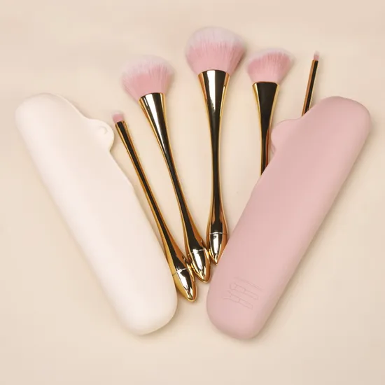 Portable Silicone Cosmetic Bags Travel Small Makeup Brush Pouch Organizer Bag Make up Bags for Women