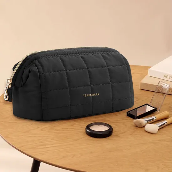 Makeup Cosmetic Bag Cotton Large Travel Organizer Toiletry Women Bag