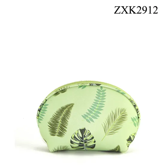 PU Leather Handbag Manufacturer, OEM/ODM Wholesale Factories, Faux Leather with Printing Cosmetic Bag Mini Toilet Washing Bag Lady Handbag