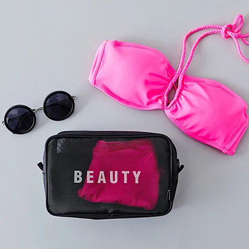 Transparent Cosmetic Bag, Promotional Makeup Pouch