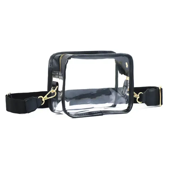 Transparent Bag Make up Bag Women′s Small Waist Bag Cosmetic Bag