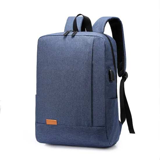 Factory Hot Sell Bag 15.6inch USB Waterproof Notebook Wholesale Mens Polyester Laptop Bag Travel Custom School Laptop Backpack