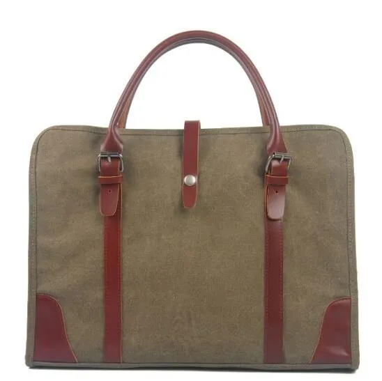 Good Quality Canvas Computer Bag Messenger Bag Lady Handbag