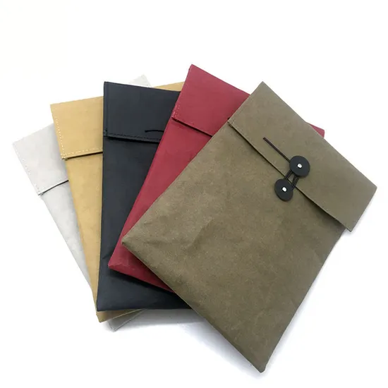 Wholesale Custom Logo Print Recycled Kraft Wrapping Tissue Paper Laptop Sleeve Bag