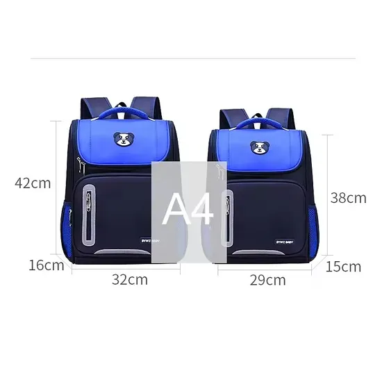 Customize Logo School Backpack Cute Children Boy Girls Waterproof Nylon Backpack School Bag